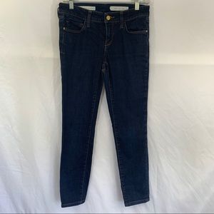 Anthro Pilcro Dark Wash Skinny Jeans